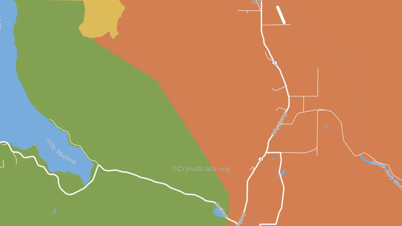 Saxon, WA Map of Vandalism Rates