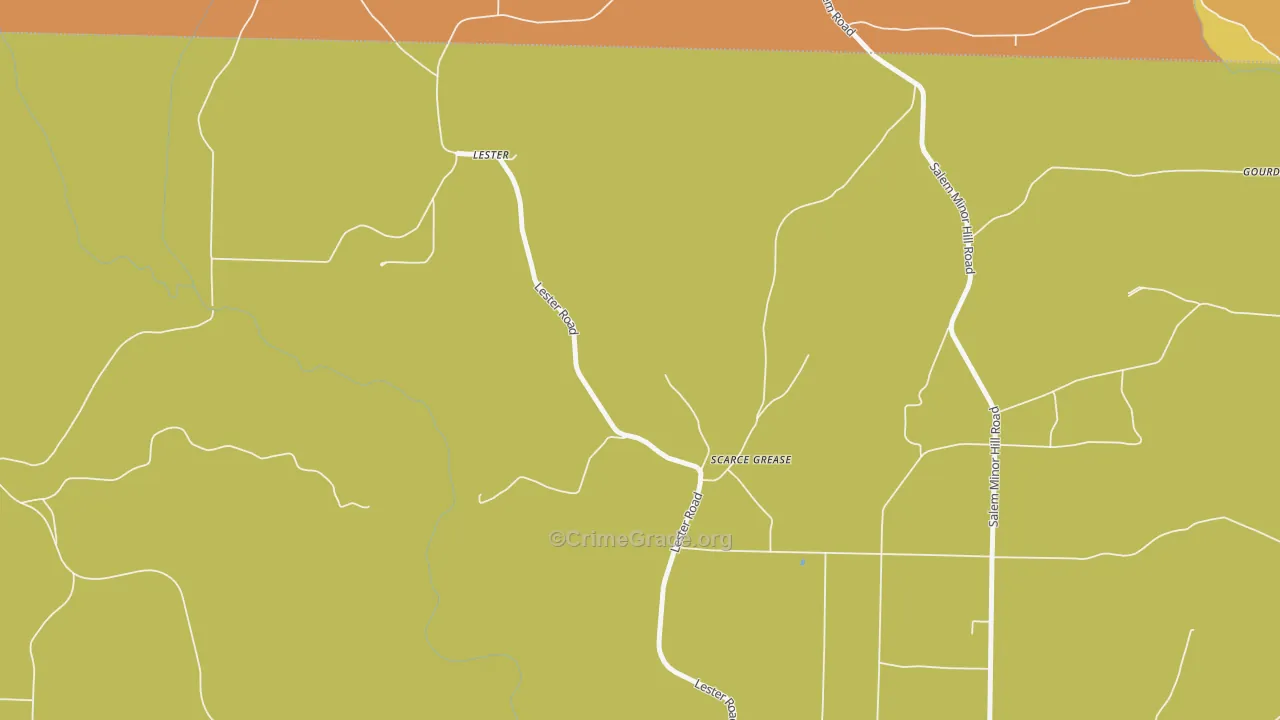 Scarce Grease, AL Map of Vandalism Rates