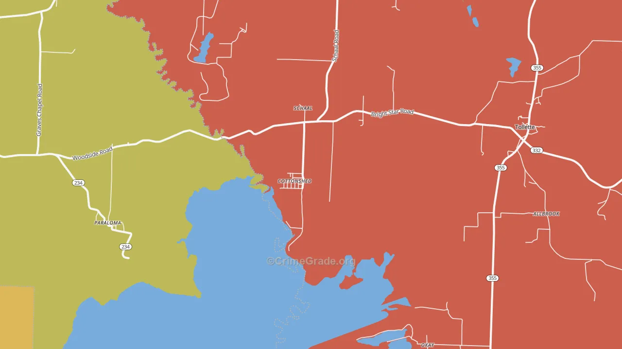 Schaal, AR Map of Vandalism Rates