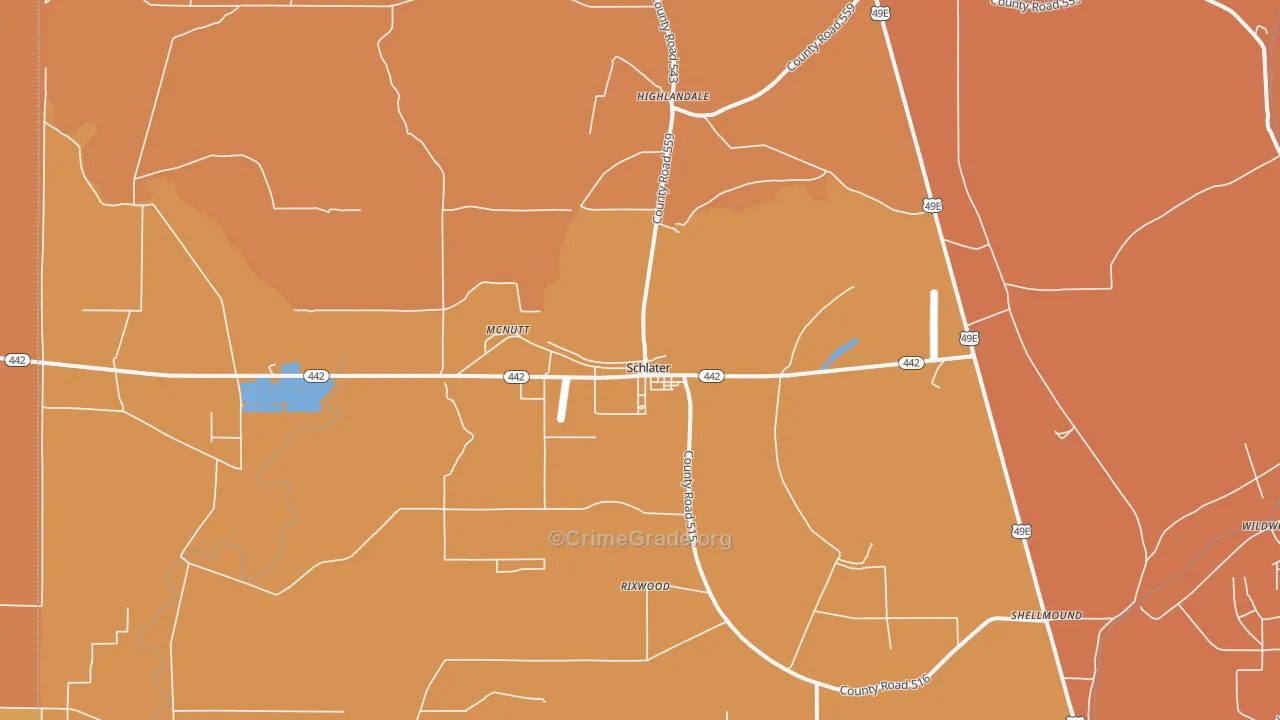 Schlater, MS Map of Vandalism Rates