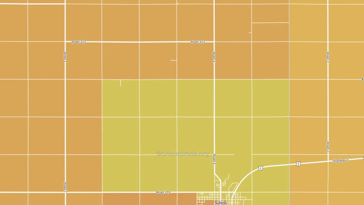 School Creek, NE Map of Vandalism Rates