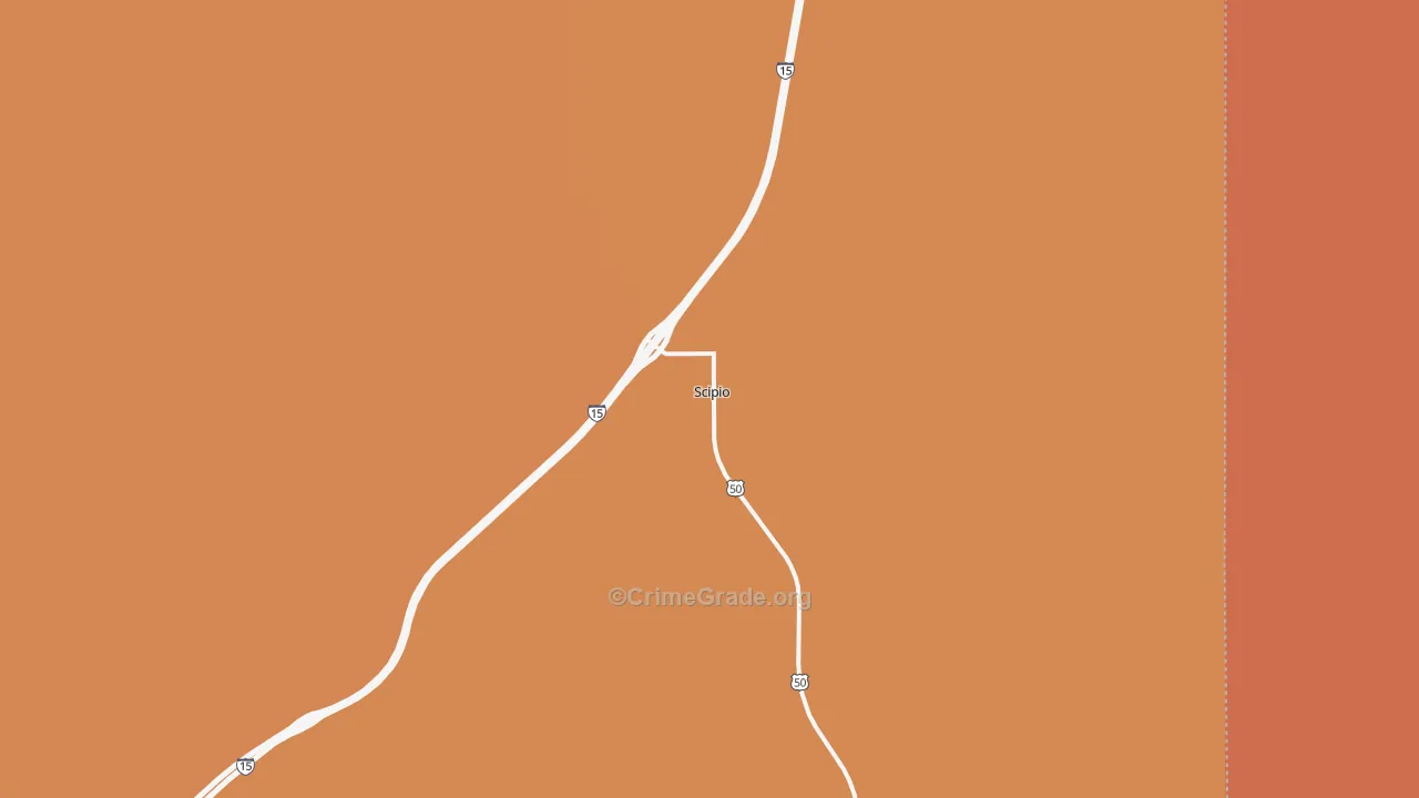 Scipio, UT Map of Vandalism Rates