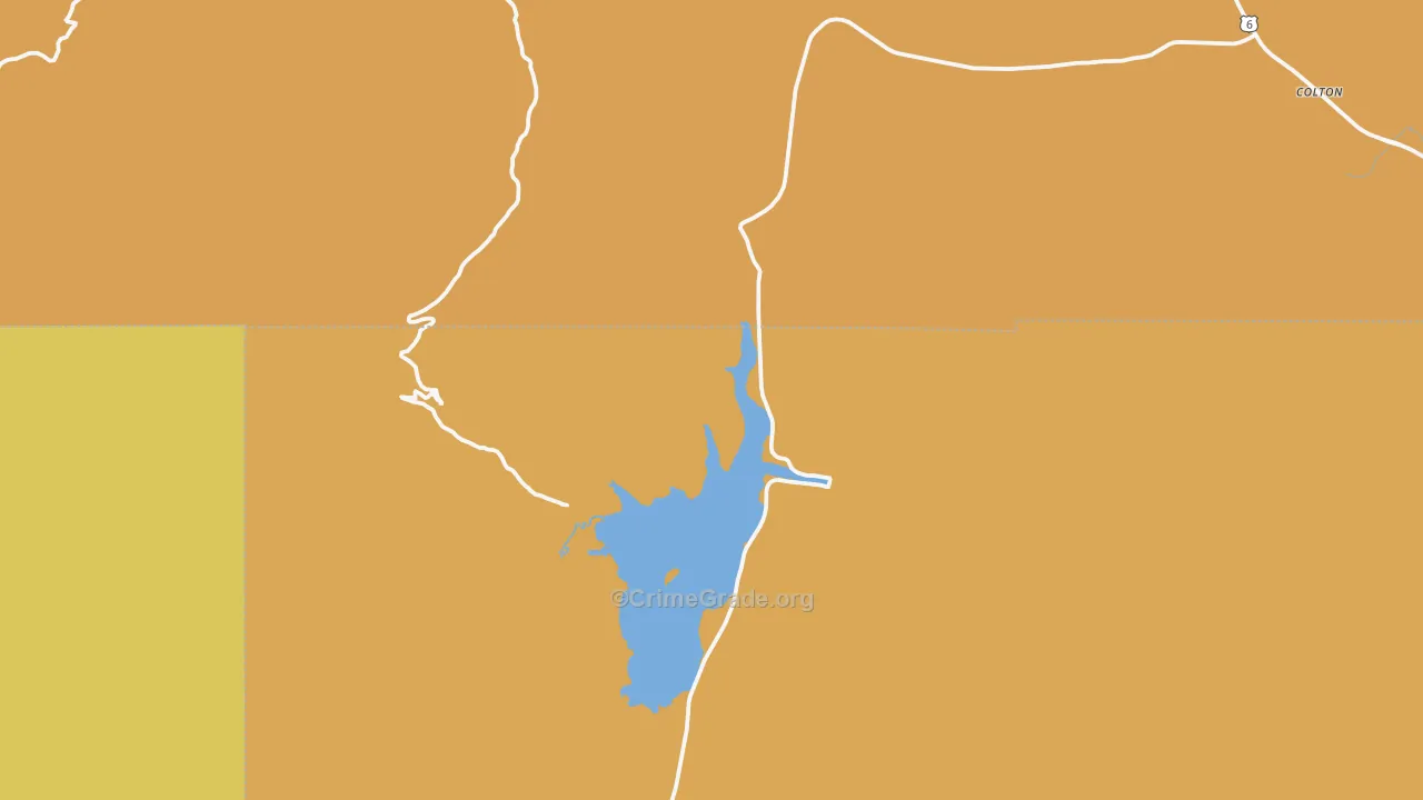 Scofield, UT Map of Vandalism Rates