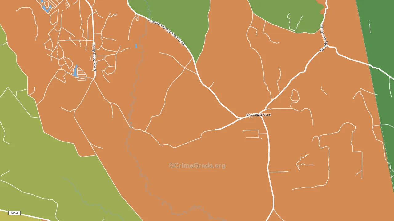 Segno, TX Map of Vandalism Rates
