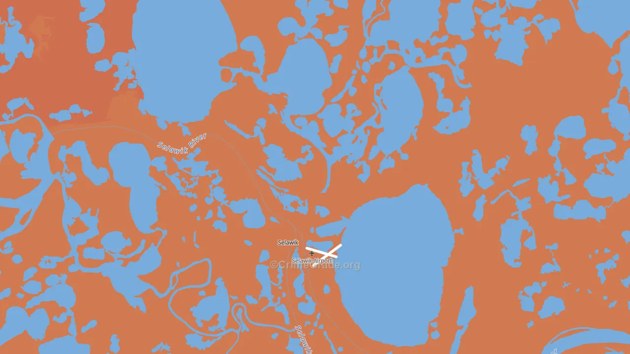 Selawik, AK Map of Vandalism Rates