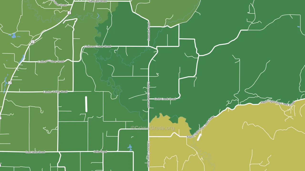 Selle, ID Map of Vandalism Rates