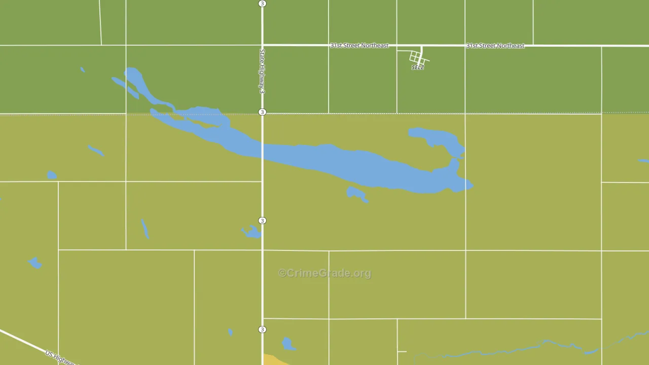 Selz, ND Map of Vandalism Rates