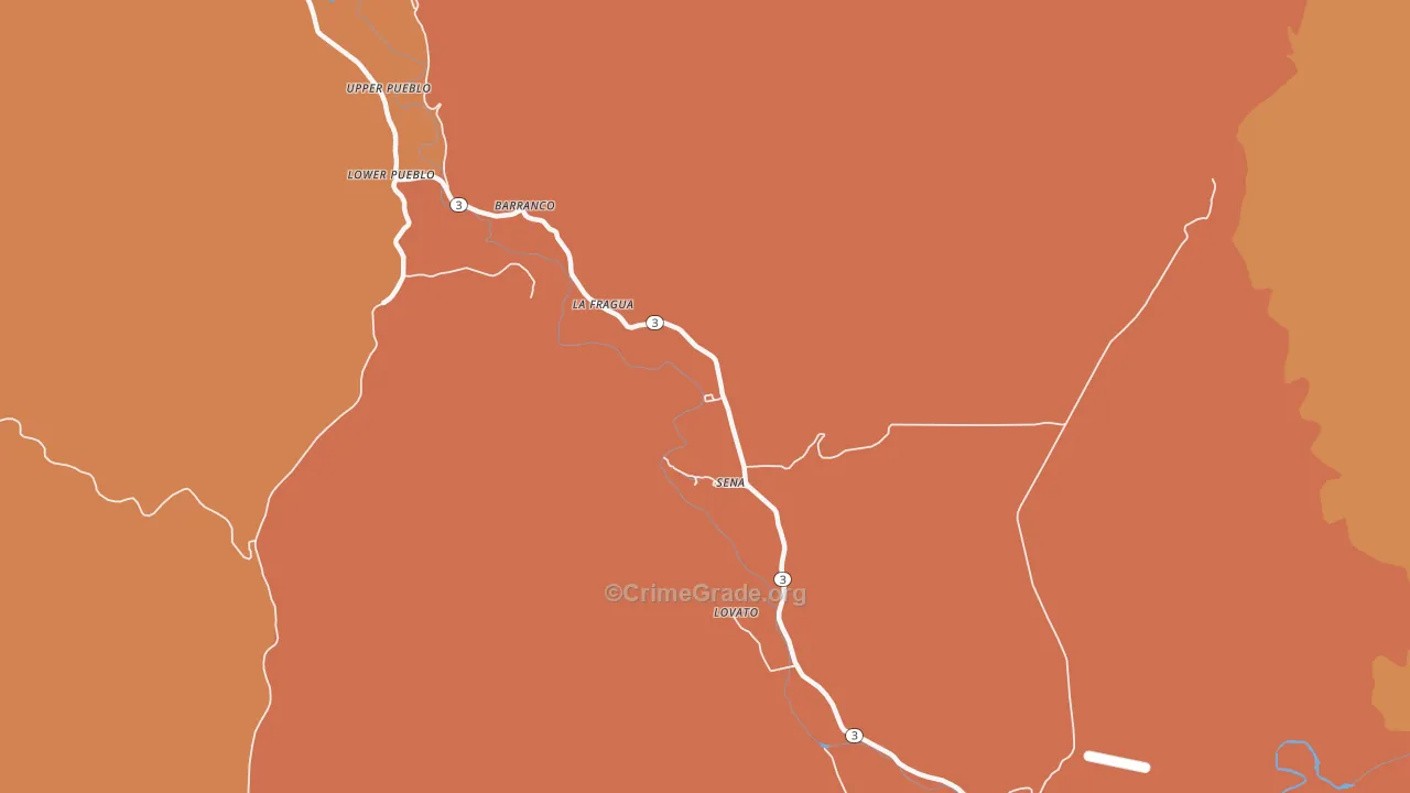 Sena, NM Map of Vandalism Rates