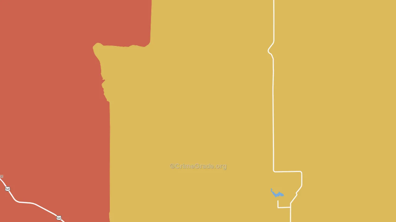 Seneca, NM Map of Vandalism Rates