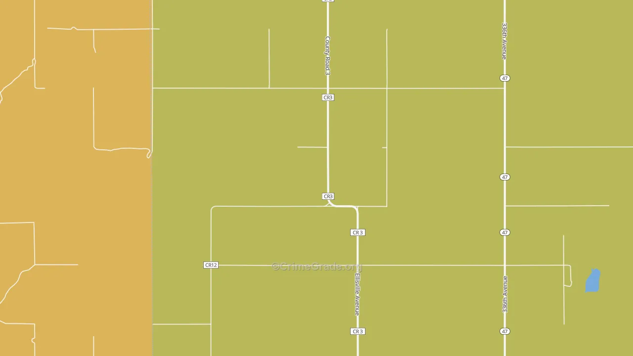 Seneca, SD Map of Vandalism Rates