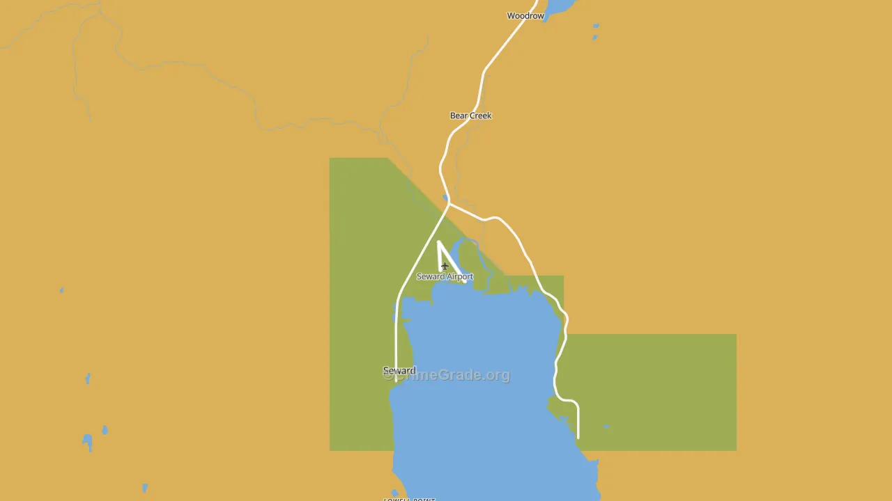 Seward, AK Map of Vandalism Rates