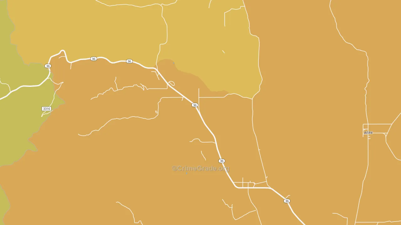 Sharon, ID Map of Vandalism Rates