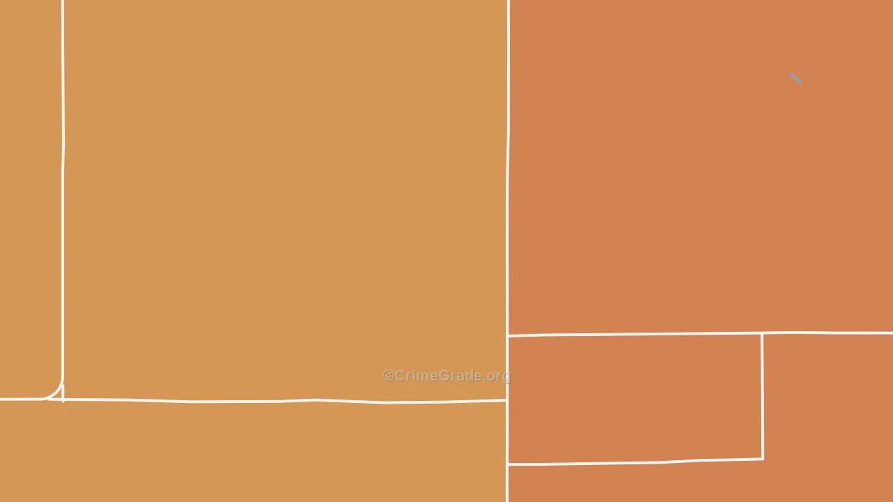 Shaw, CO Map of Vandalism Rates