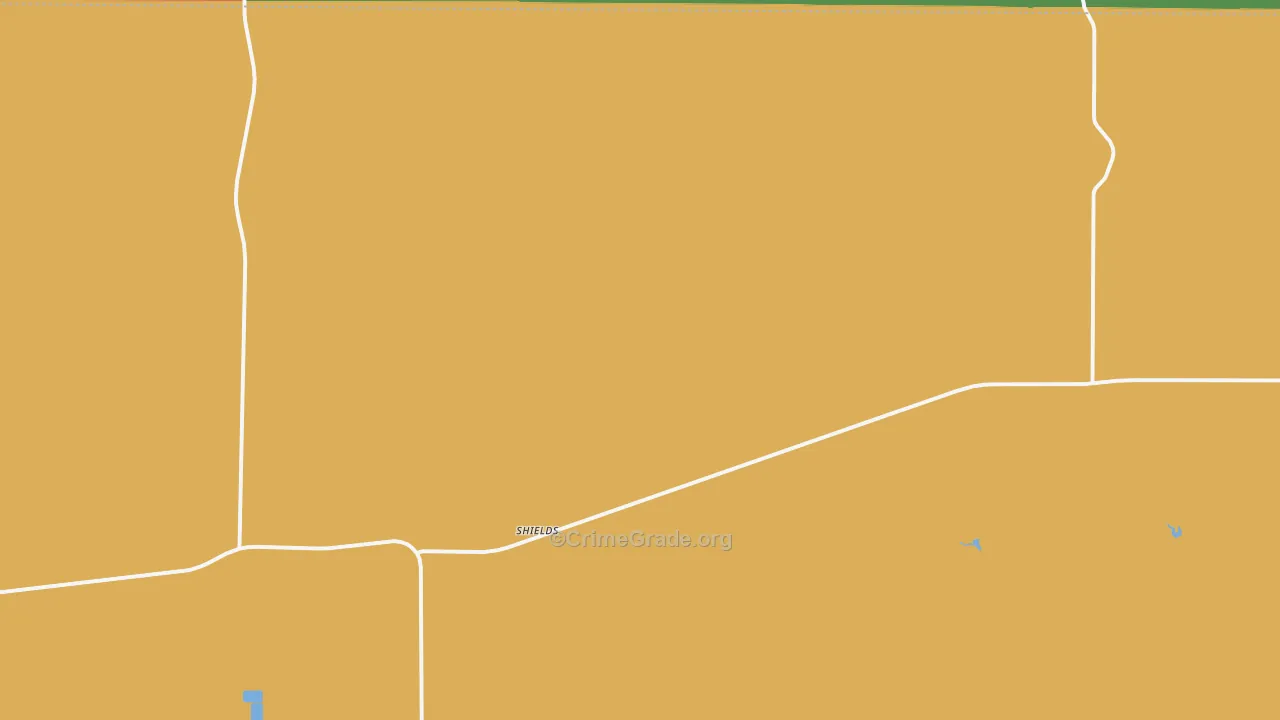 Shields, KS Map of Vandalism Rates