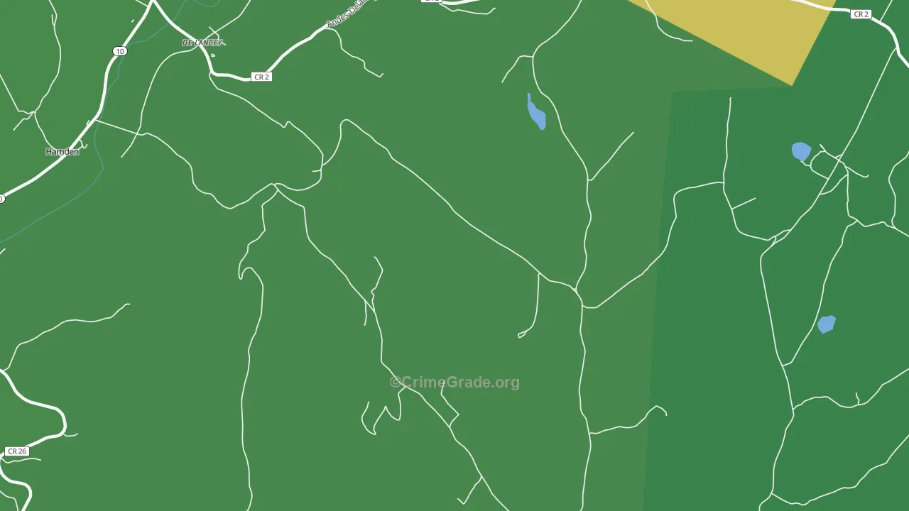 Shinhopple, NY Map of Vandalism Rates