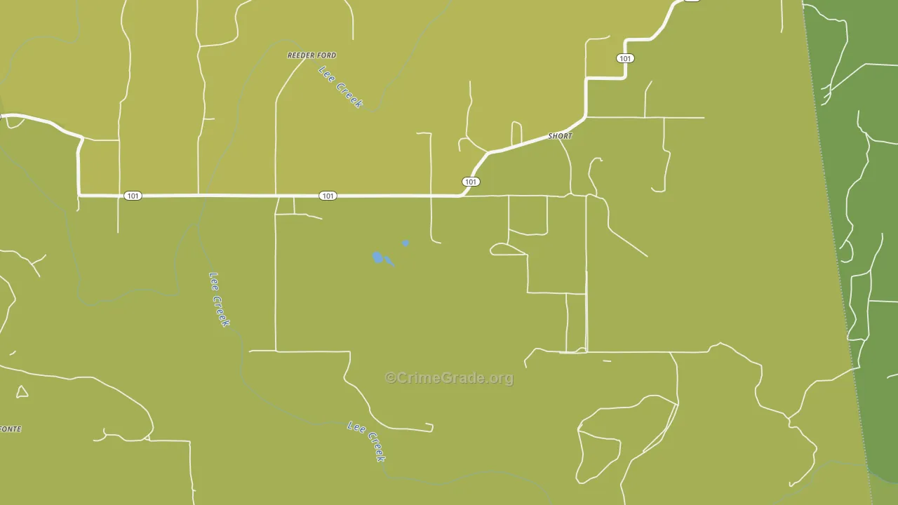 Short, OK Map of Vandalism Rates