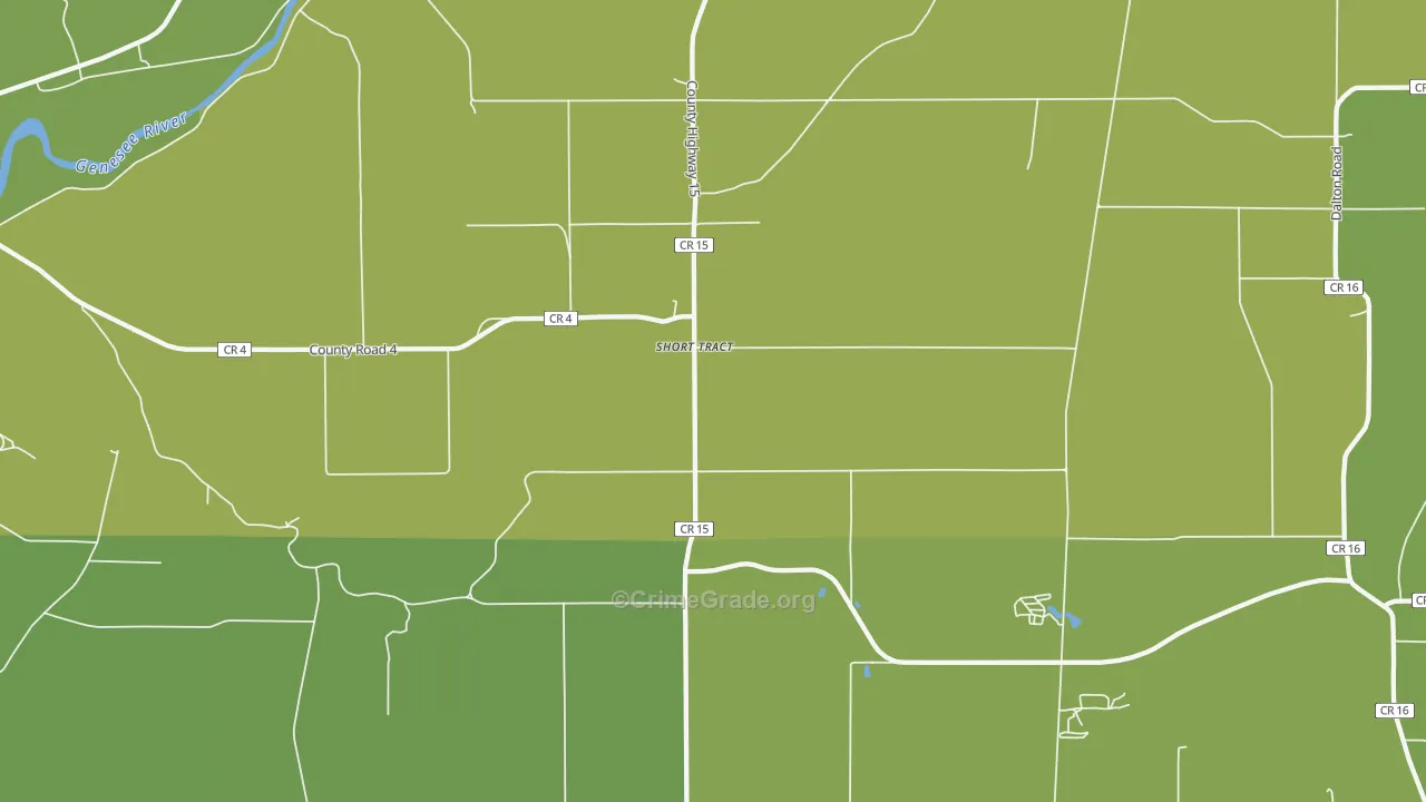Short Tract, NY Map of Vandalism Rates