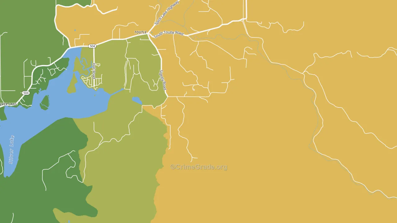 Sightly, WA Map of Vandalism Rates