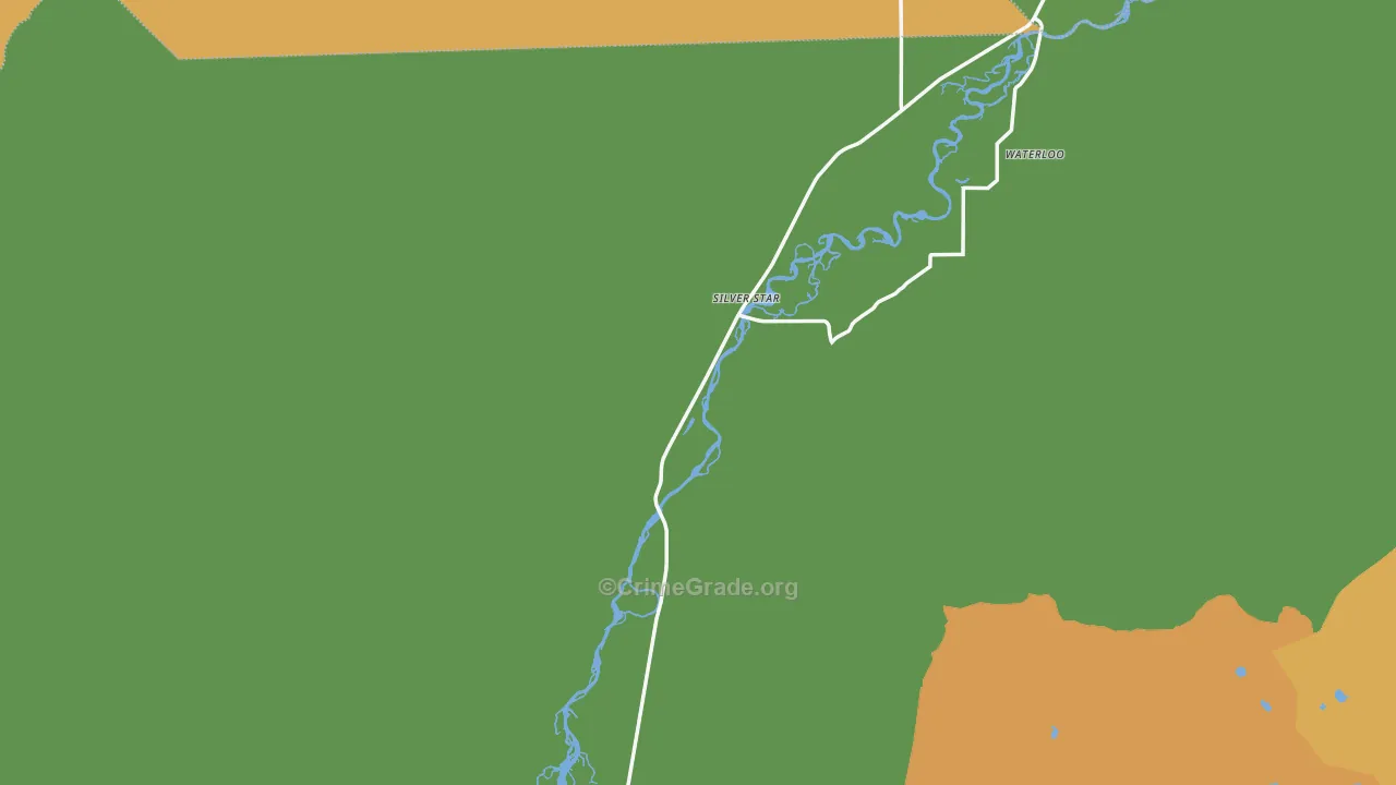 Silver Star, MT Map of Vandalism Rates