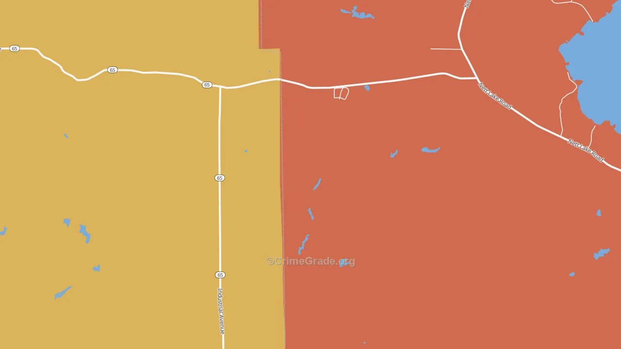 Silverdale, MN Map of Vandalism Rates