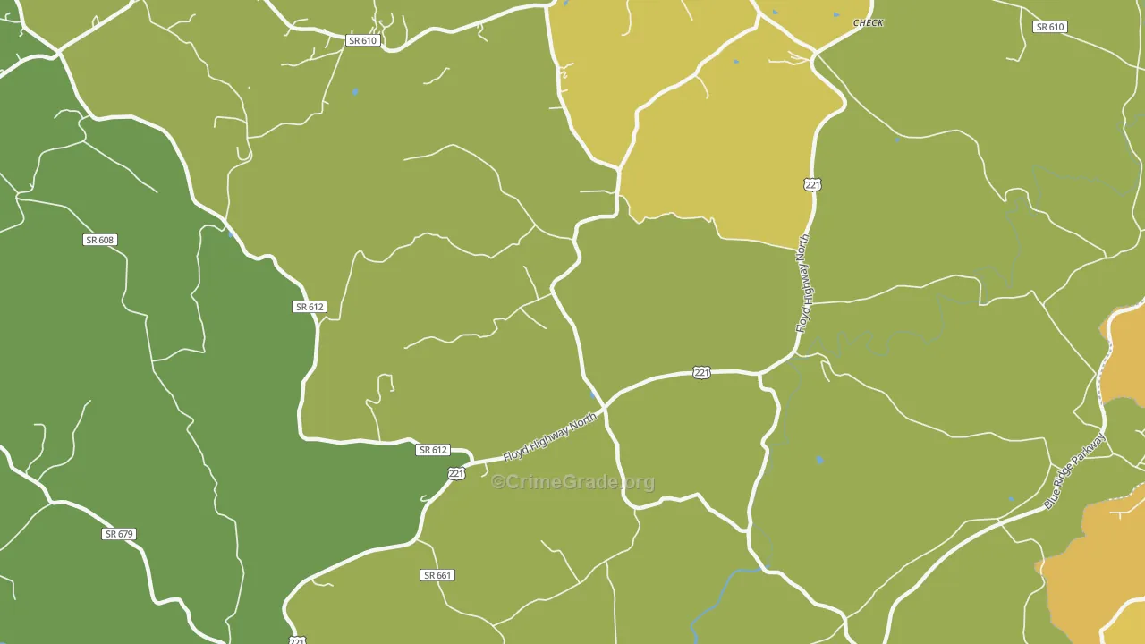 Simpsons, VA Map of Vandalism Rates