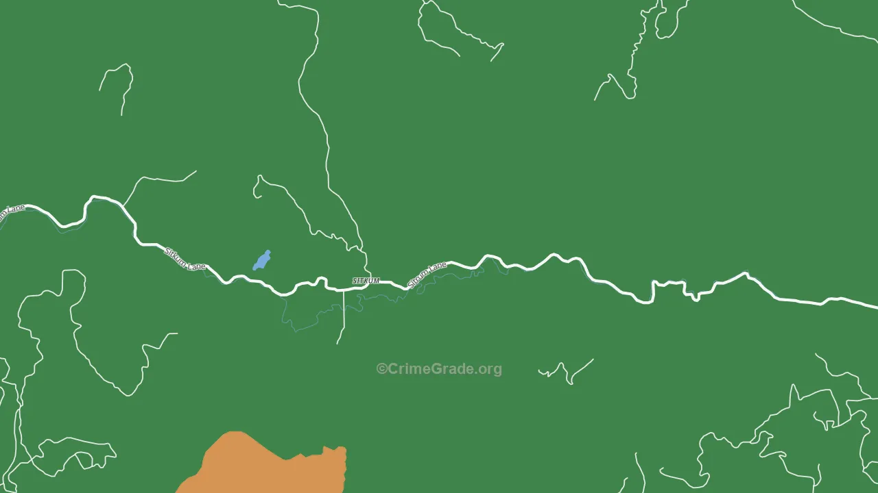 Sitkum, OR Map of Vandalism Rates