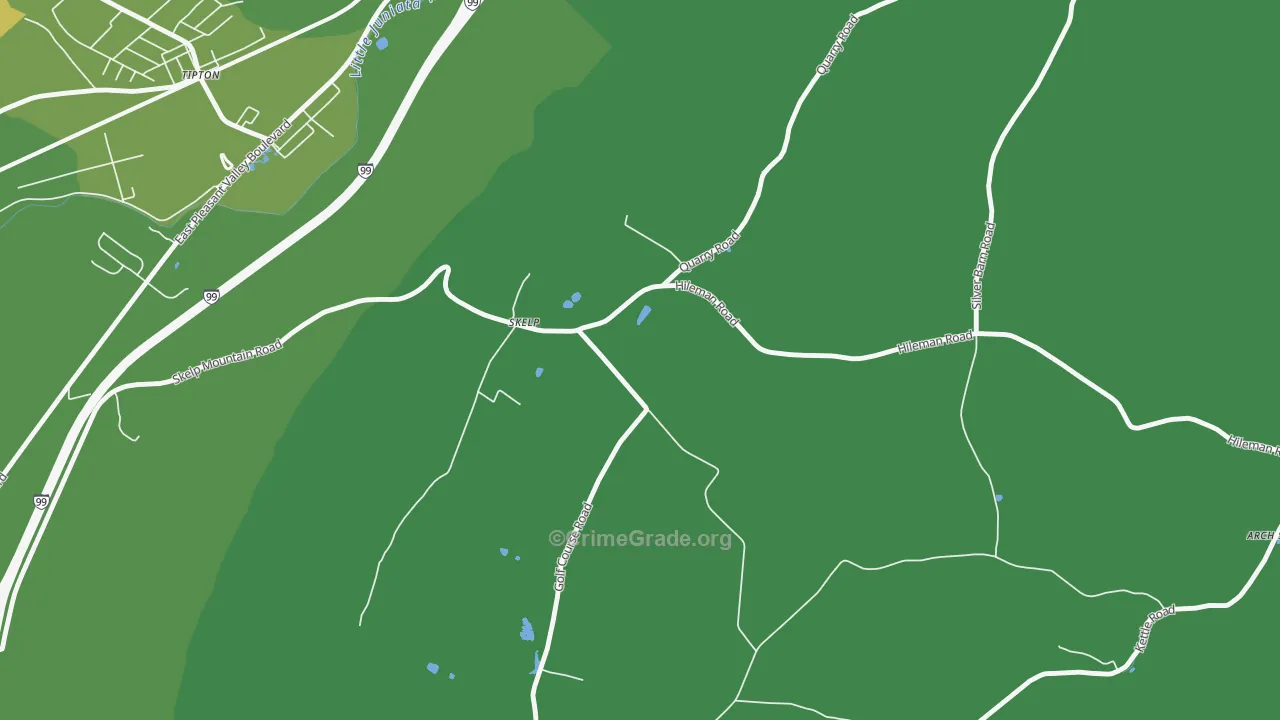 Skelp, PA Map of Vandalism Rates