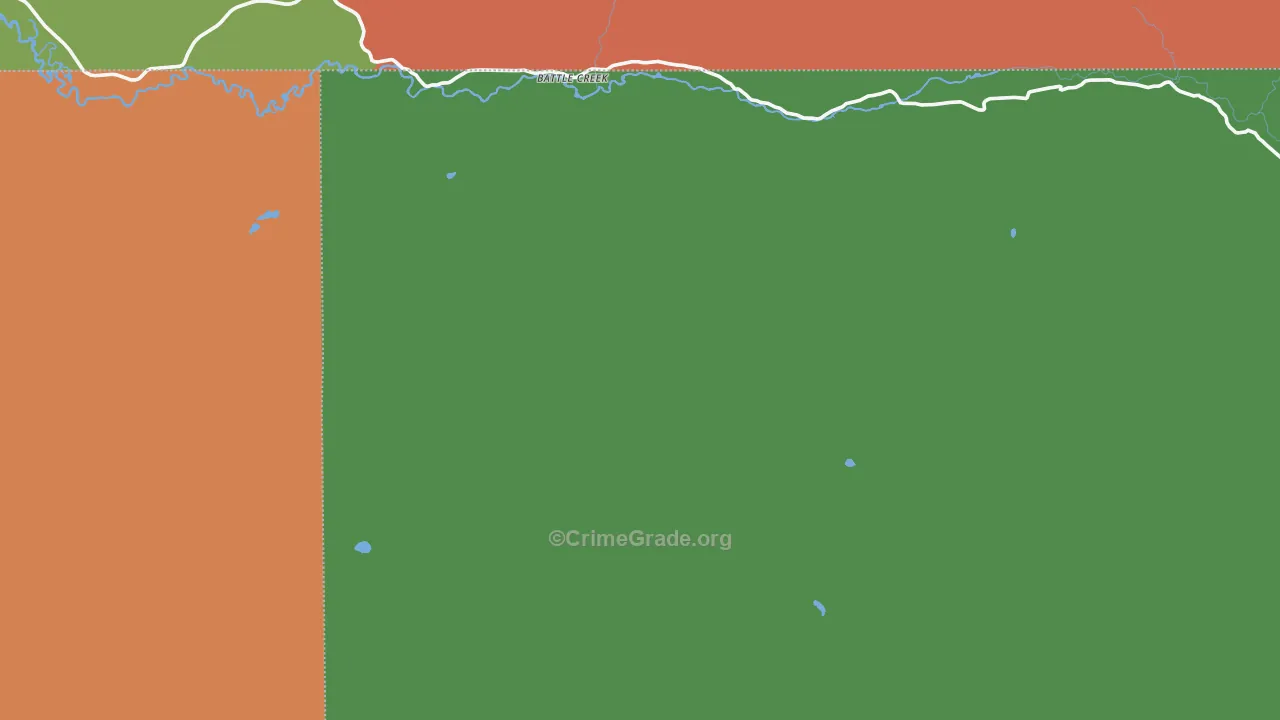 Slater, CO Map of Vandalism Rates