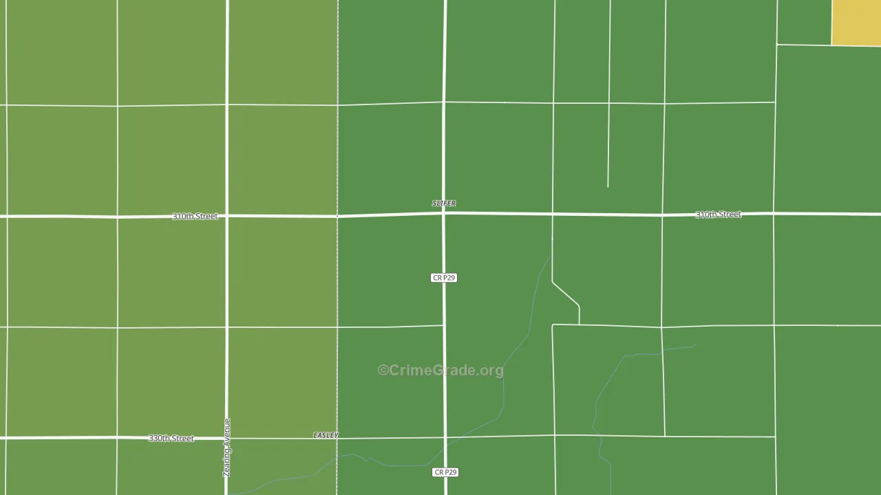 Slifer, IA Map of Vandalism Rates
