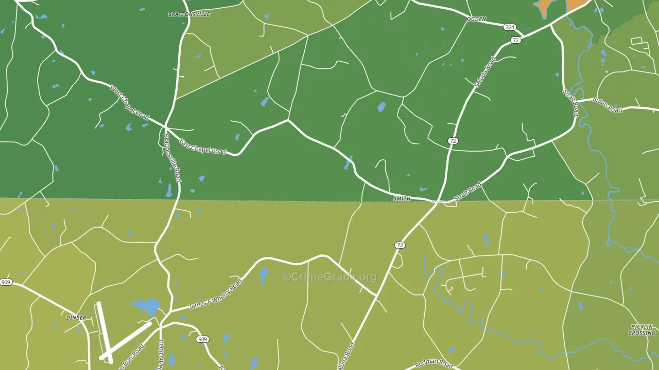 Smith, SC Map of Vandalism Rates