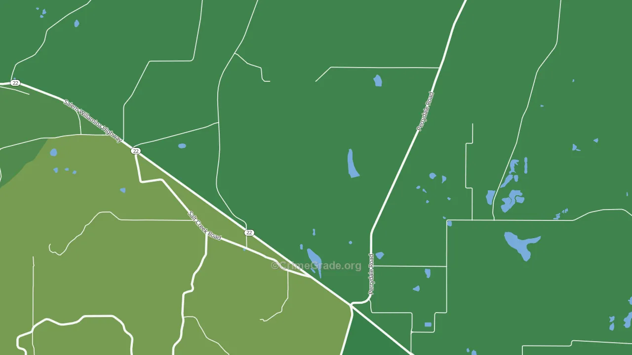 Smithfield, OR Map of Vandalism Rates