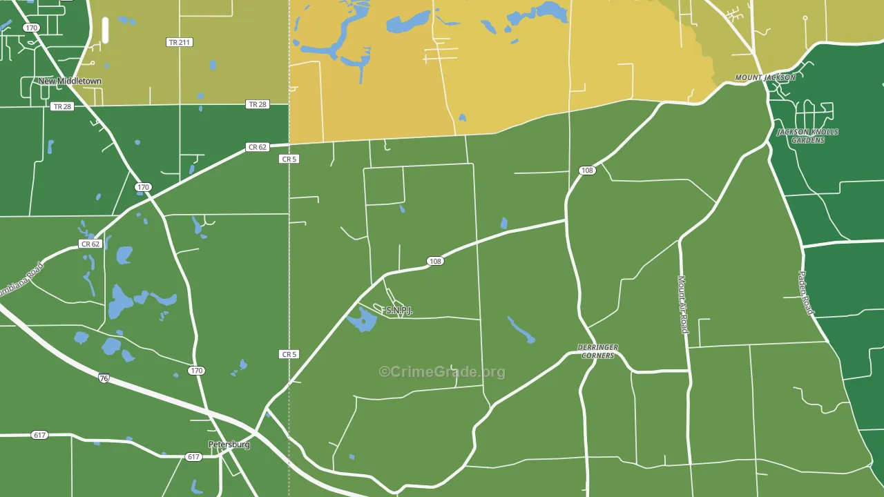S.N.P.J., PA Map of Vandalism Rates
