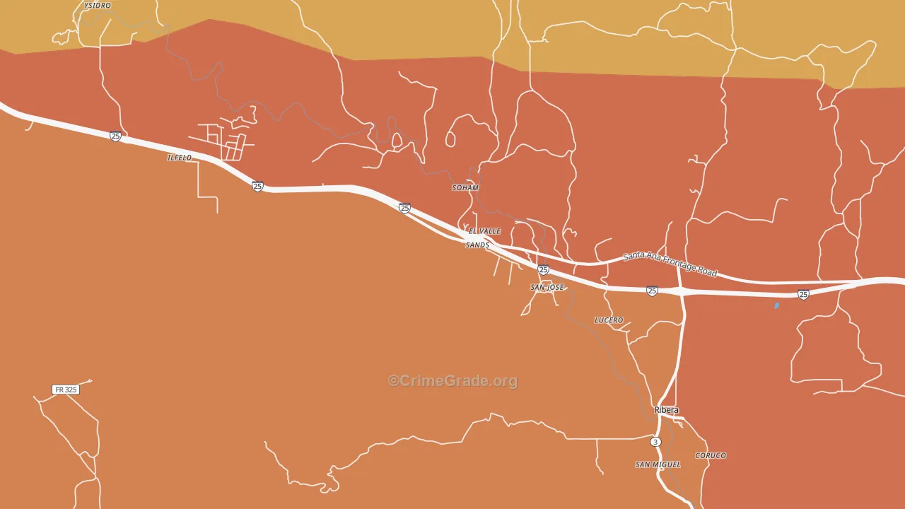 Soham, NM Map of Vandalism Rates