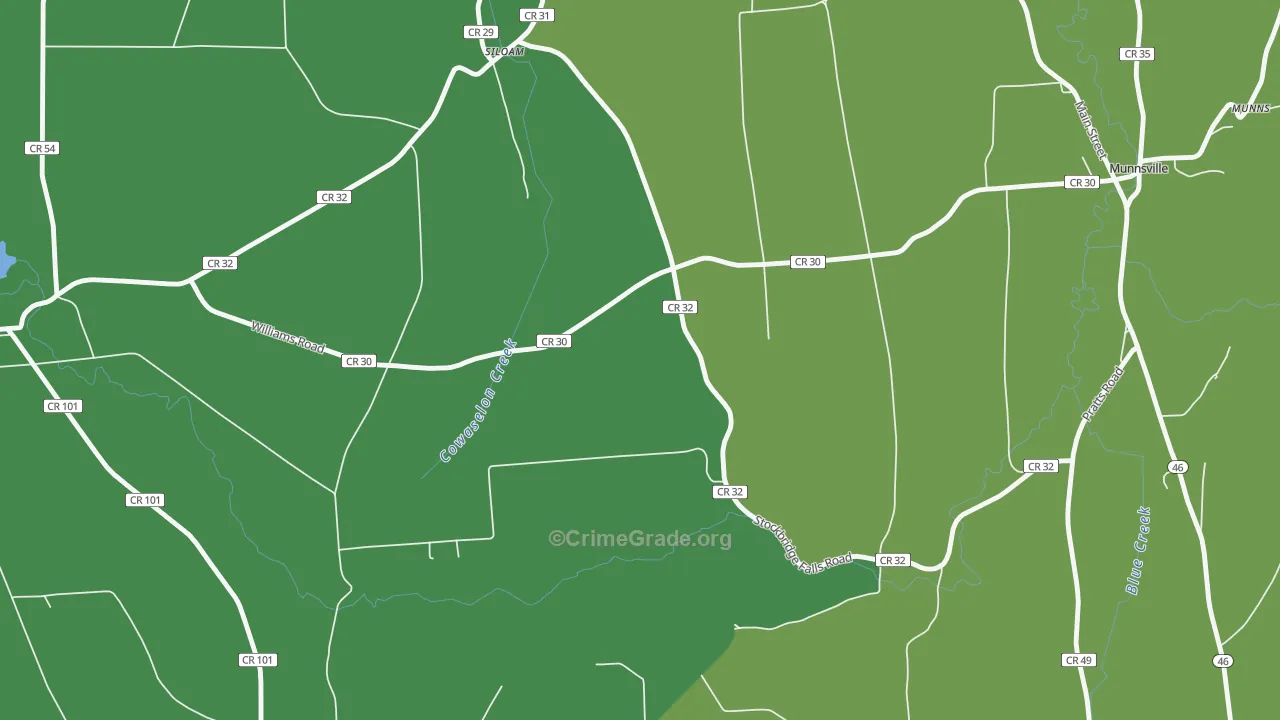 Solsville, NY Map of Vandalism Rates