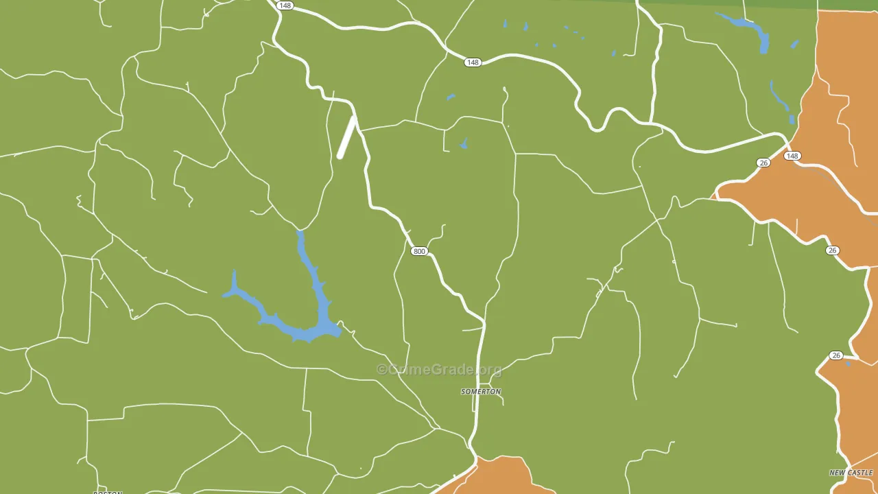 Somerton, OH Map of Vandalism Rates