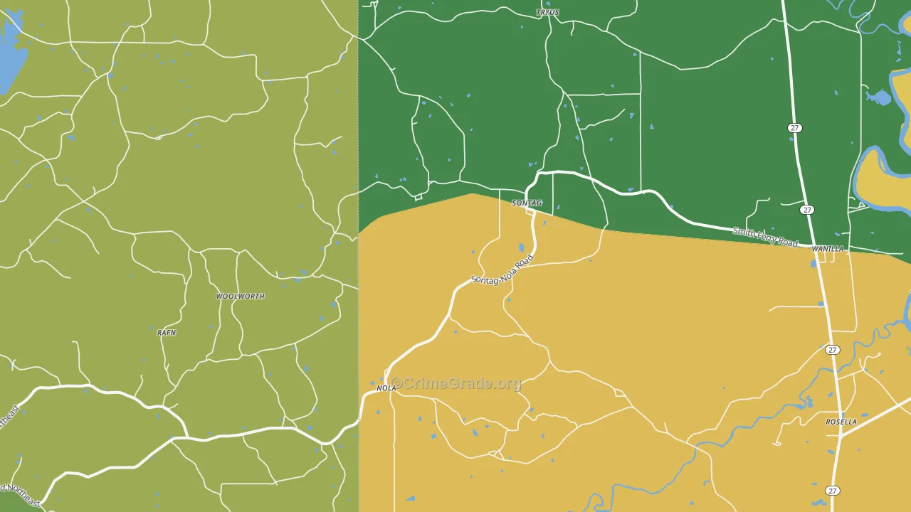 Sontag, MS Map of Vandalism Rates