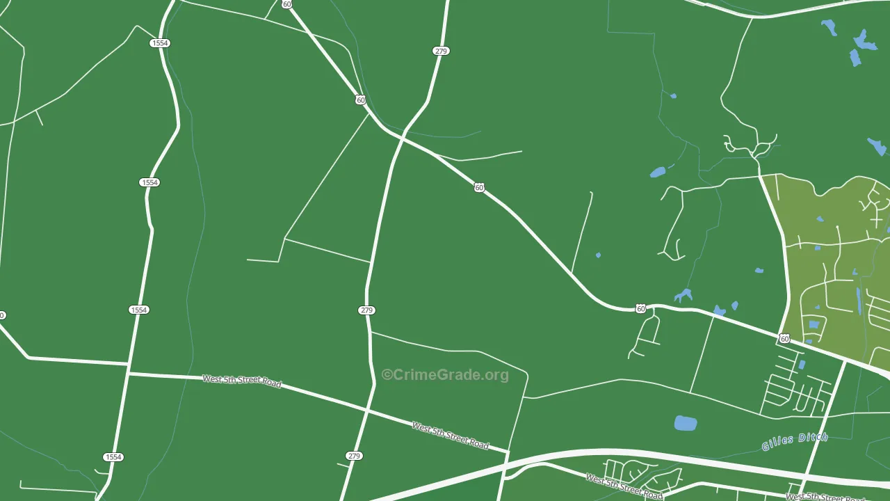Sorgho, KY Map of Vandalism Rates