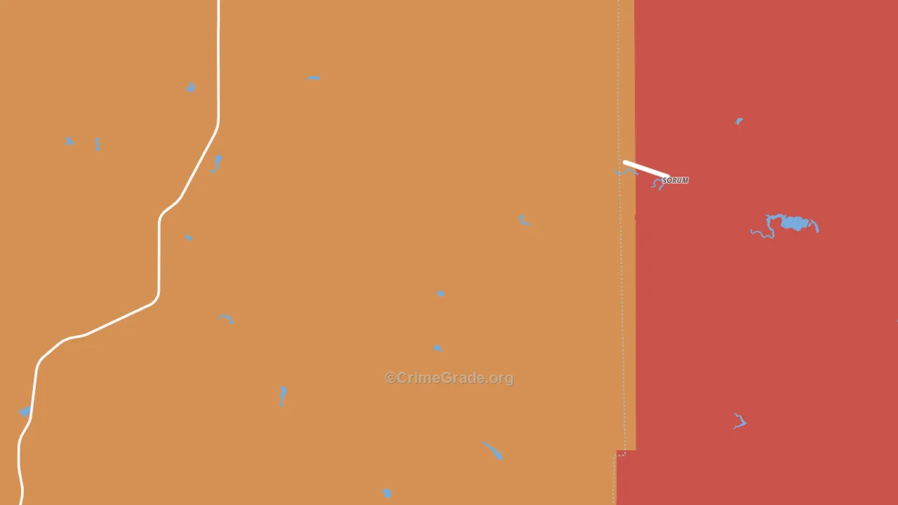 Sorum, SD Map of Vandalism Rates