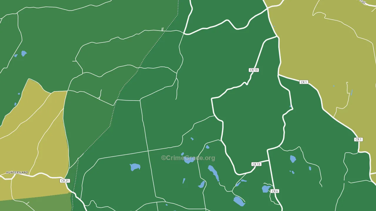 South Berne, NY Map of Vandalism Rates