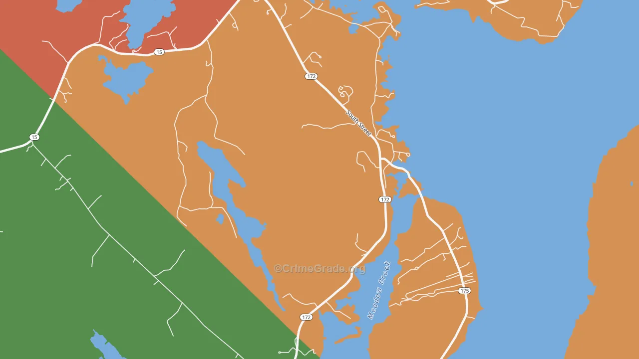 South Blue Hill, ME Map of Vandalism Rates