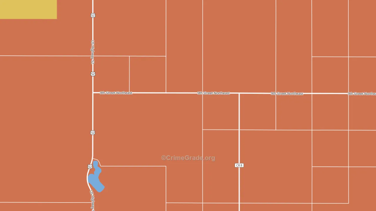 South Cottonwood, ND Map of Vandalism Rates