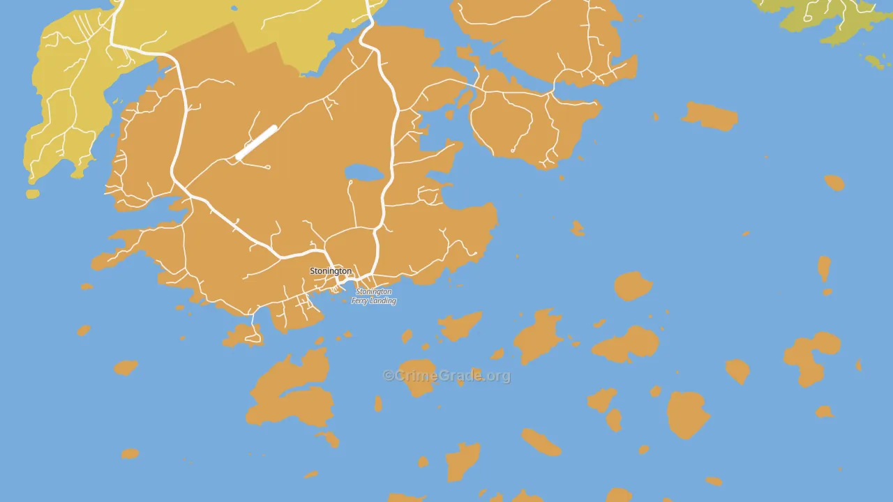South Deer Isle, ME Map of Vandalism Rates