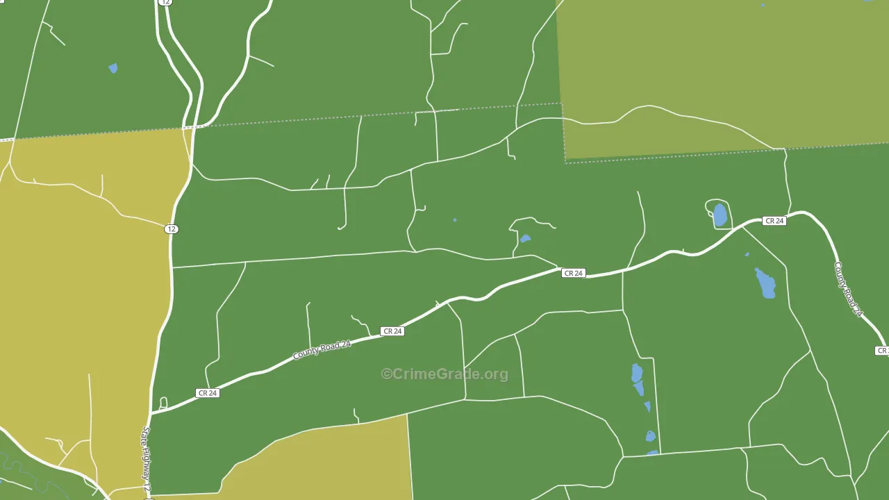 South Hamilton, NY Map of Vandalism Rates