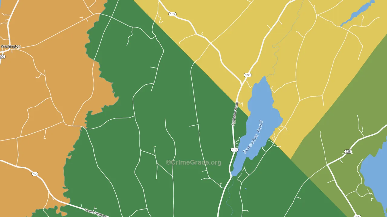 South Hope, ME Map of Vandalism Rates