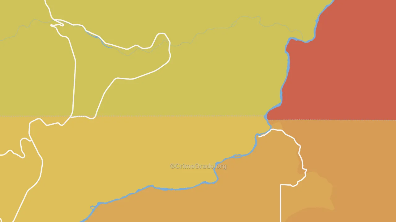 South Junction, OR Map of Vandalism Rates