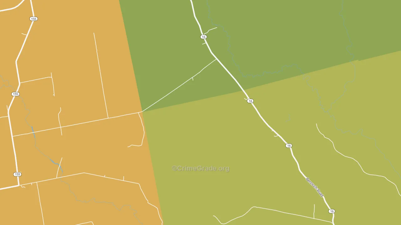 South Lagrange, ME Map of Vandalism Rates