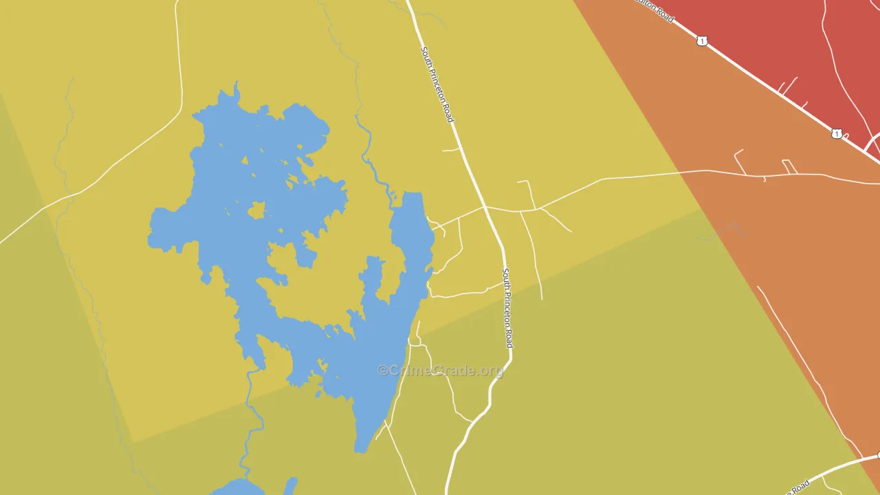 South Princeton, ME Map of Vandalism Rates