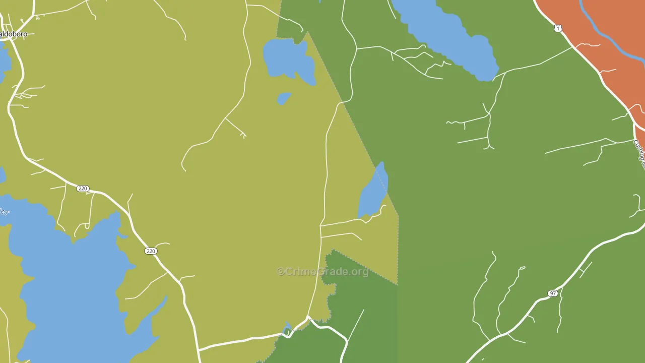 South Waldoboro, ME Map of Vandalism Rates