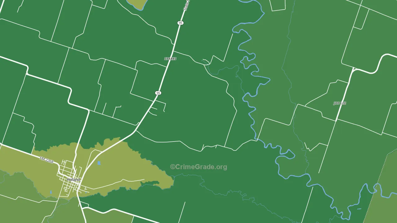 Sparks, TX Map of Vandalism Rates
