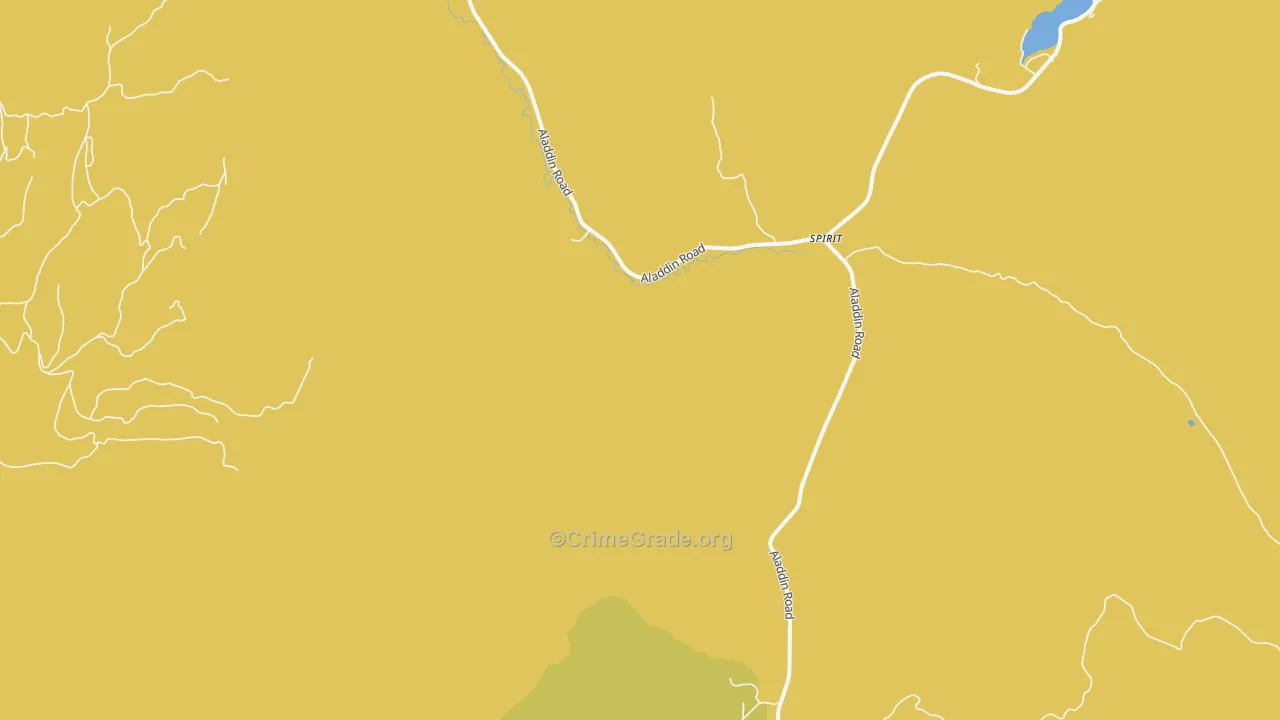 Spirit, WA Map of Vandalism Rates